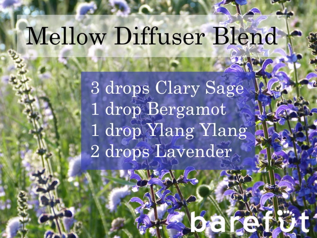 Mellow Diffuser Blend with Clary Sage Essential Oil