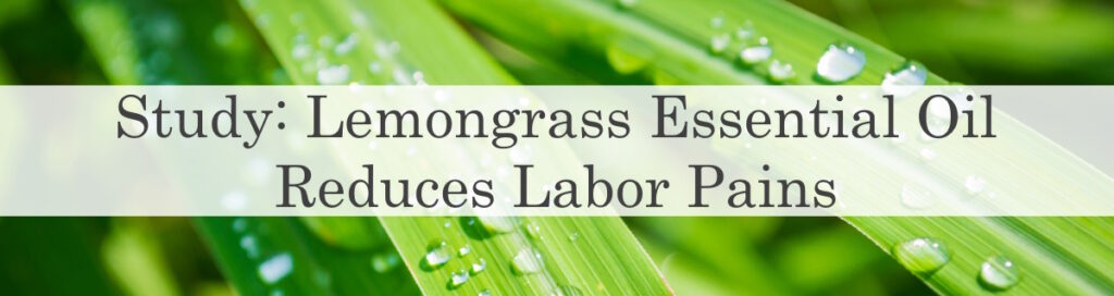 Study: Lemongrass Essential Oil Reduces Labor Pains