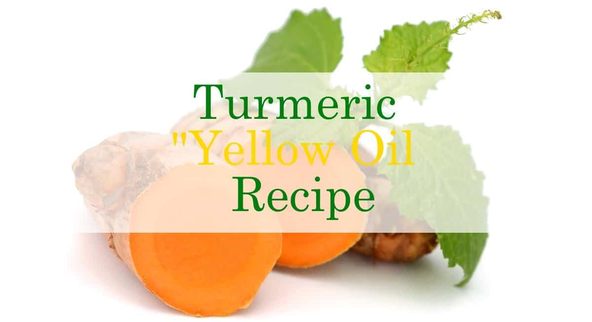 Turmeric Essential Oil Yellow Oil Recipe