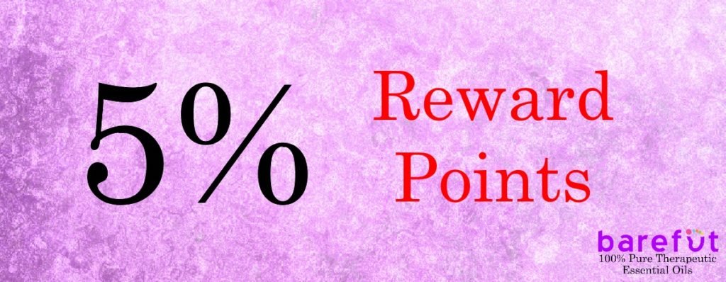 barefut Essential Oils Reward Points