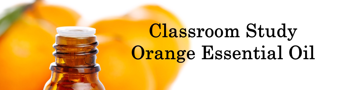 classroom study orange essential oil